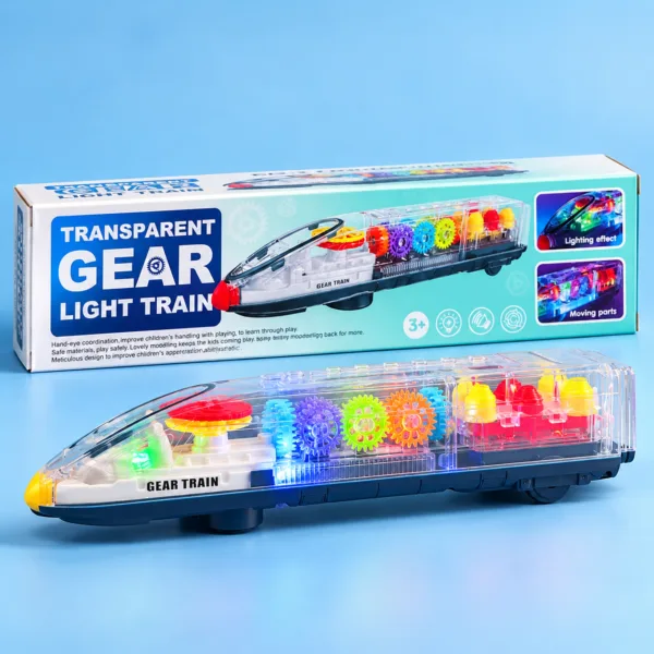 Transparent Gear Light Train
